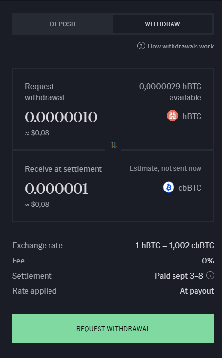 Withdraw